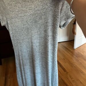 Grey tee shirt dress